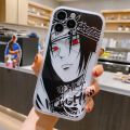 Anime Naruto Phone Case iPhone 14 12 11 13 15 Pro Max 15pro Uchiha Itachi Sasuke Kakashi Soft Silicone Cover Funda Men Gift Toys. 