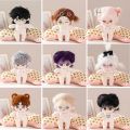 Kawaii Plush Cotton Idol Doll 20cm Stuffed Super Star Figure Dolls Plush Avocado Baby Fat Body Doll Can Change Clothes Kids Gift.