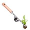 Steel Root Extractor Wooden Hand Weeder Removal Machine Puller Garden Grass Puller Long Handle Tools Removing Tool.