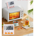Kitchen Clock English 24-hour Electronic Timer Digital Reminder Alarm Clocks Cooking Countdown Timer LCD Multifunction Home. 