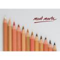 Mont Marte Skin Colour Pencils Set - 12 pieces of Skin Coloured Pencils - Ideal Skin Tone Crayons for expressive and realistic Portrait Drawings - Perfect for Beginners, Professionals and Artists. 