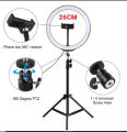 TRIPED STAND RING LIGHT 10 "STUDO SET for YouTube/Facebook Live Video.