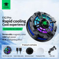 Plextone EX2 Pro Heat Sink Mobile Phone Gaming Radiator Magnetic Turbofan Portable Cooling Fan.