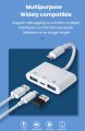 3 In 1 Type C OTG Adapter USB 3.0 PD Fast Charging Cable Splitter U Disk Reader Hub For Mobile Phone Laptop PC Accessories 3 In.