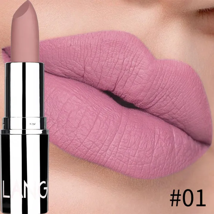Langmanni%208-color%20silver%20matte%20lipstick%20non-stick%20cup%20long-lasting%20setting%20moisturizing%20moisturizing%20solid%20lipstick%20cross-border%20-%20Image%206