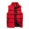 【Upgrade Your Style】 Men's Autumn Winter Sports Stand Collar Jacket Coat Thickened Warm Elegant Vest Overcoat. 