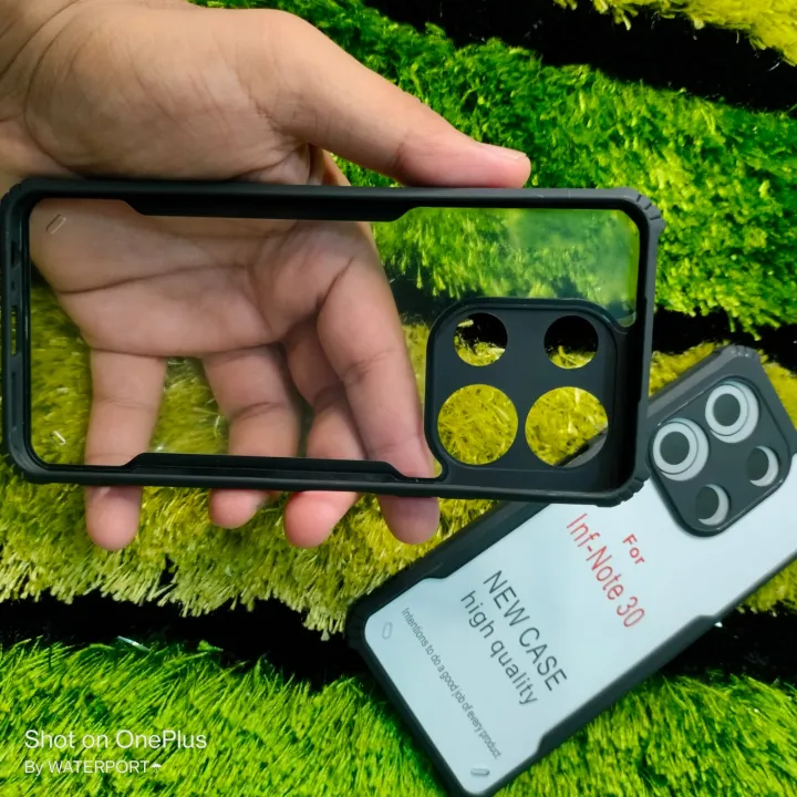 Infinix%20Note%2030%20/%20Infinix%20Note%2030%205G%20Back%20Cover%20ShockProof%20Airbinger%20Longlasting%20Clear%20Transparent%20Hard%20Case%20X6833B,%20X6716B%20-%20Image%202