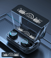 M10 Tws Earphone 9D Stereo Led Digital Display Touch Cvc8.0 Digital Noise Reduction Technology (With 2000Mah Mini Power Bank Charging Box) - Bluetooth Headphone.
