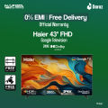 Haier 43" FHD Google TV (H43K85FFX) with Free Delivery.