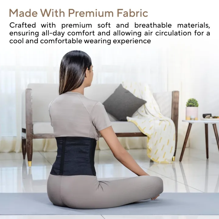 Abdominal%20Belt%209%20Inch,%20Ideal%20for%20Lower%20Back%20Pain%20Relief,%20Slimming%20Waist,%20Post%20Delivery%20for%20Tummy%20Reduction,%20Breathable%20Material%20For%20Men%20&%20Women%20-%20Image%206