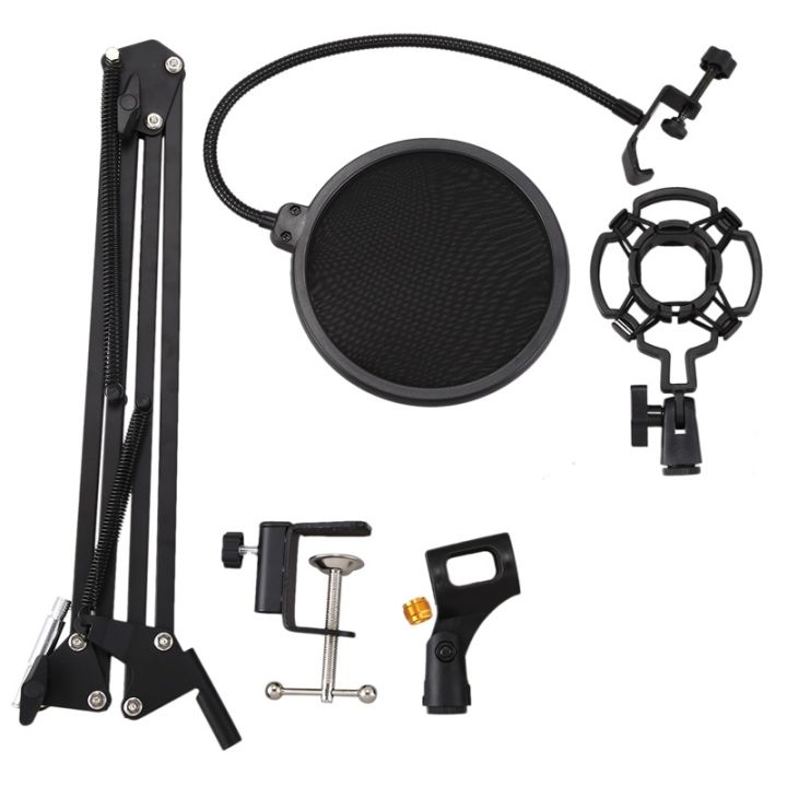 Extendable%20Suspension%20Microphone%20Stand%20+%20Shock%20Mount%20+Pop%20Filter%20-%20Image%203