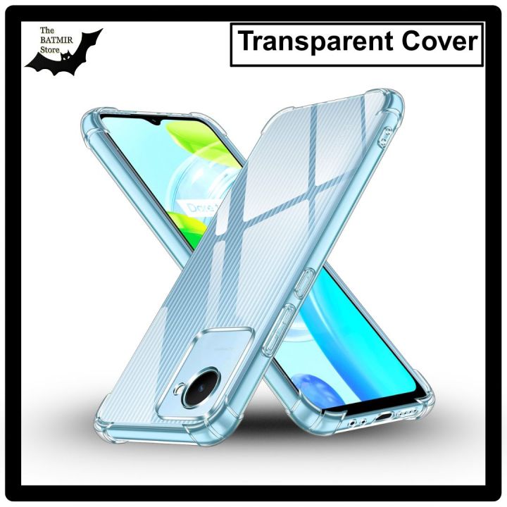 For Realme C30 4G/ Realme C30s Transparent Cover TPU Soft Flexible Airbag Transparent Silicone Case | Back Case Cover For Smartphone
