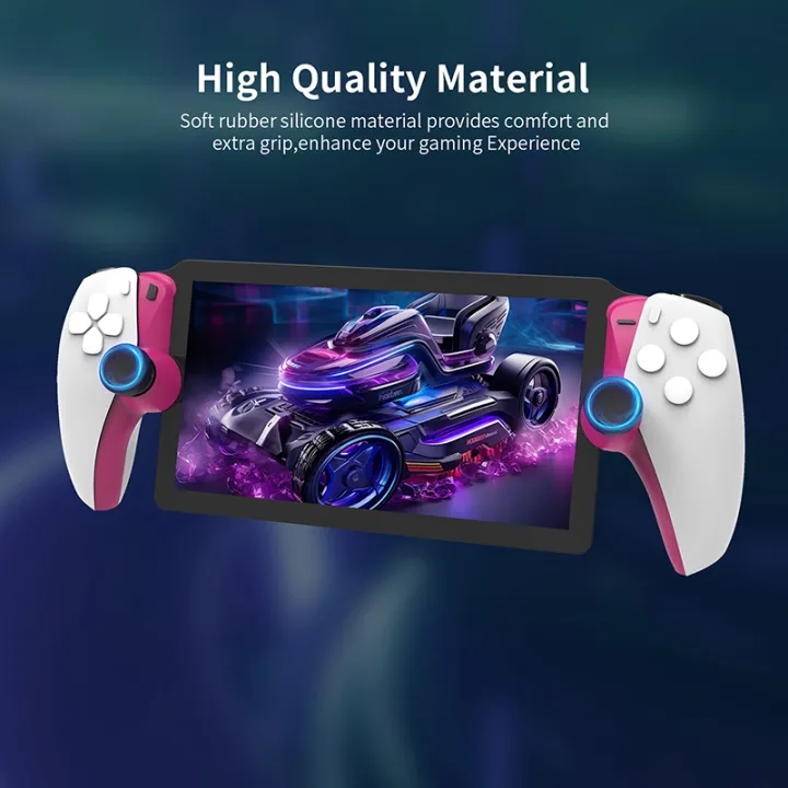 Replacement%20Strip%20With%202PCS%20Joystick%20Cap%20Set%20For%20PS%20Portal%20Handheld%20Game%20Player%20Controller%20Decoration%20Accessories%20For%20PS5%20Slim%20Tetuo%20-%20Image%204