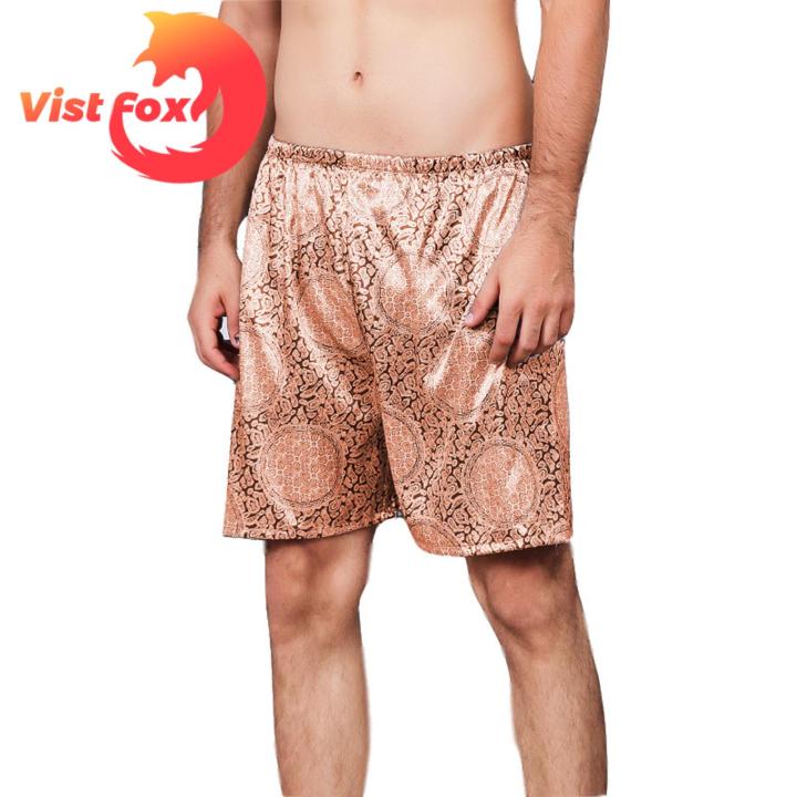 Vist%20Fox%20Men%20Short%20Pants%20Smooth%20Relaxed%20Fit%20Knee%20Length%20Short%20Pants%20-%20Image%202