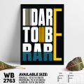 Dare To Be Rare - Motivational Wall Decor Wall Canvas For Wall Decoration Wall Art - WB2763 - Sticker Buster - Minimalistic Sophistication.