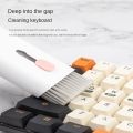 Mechanical 7 in 1 Computer Keyboard Cleaner Brush Kit Clearing Ash Screen Cleaning Headphone Cleaner Kit Keycap Puller Spray Bottle Bluetooth Earphone Brush Pen Dust Removal. 