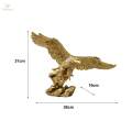 Eagle Figurine Statue Resin Table Crafts Tabletop Centerpiece Decoration for Office Living Room Home Decor Collection Hand Painted.