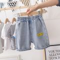 IENENS Baby Boys Shorts Girl Casual Jeans Kids Clothes Summer Short Pants 2-8 Years Clothing Boy's Loose Denim Shorts.