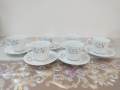 12 pcs Clasic Ceramic Tea Cup Set And Saucers Ceramic Tea And Coffee Set For Gift And Home Decoration..
