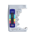 4PCS BT-886 Digital Battery Tester Battery Check Display Battery Voltage Meter Silver. 