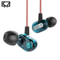 KZ ZSE Dual Driver Noise Isolating Bass in-Ear HiFi Earphone Wired Stereo Headphones for Sleep/Sport/Workout/Travel/Running - Earphone. 