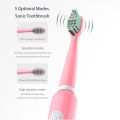 Langtian Tooth Brush Electric Oral Toothbrush Sonic Rechargeable Electric Toothbrush Adults 4 Replaceable Toothbrush Attachments.