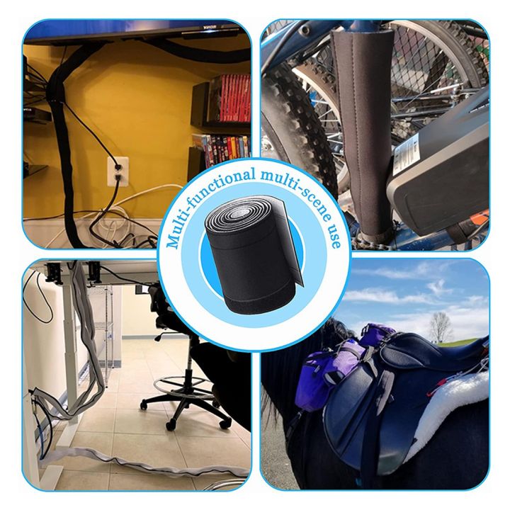Neoprene%20Troll%20Sleeve,%20Cable%20Organizer%20Sleeve%20-%20Black/White,78%20Inch%20-%20Image%204