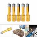 Angle Grinder Accessory 5 Pcs Drill Bit Opener Diamond Hole Saw Cutting Tool for Marble Glass Ceramic. 
