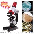 1200 Times Microscope Toys Primary School Biological Science Experiment Equipment Kids Educational Toys Microscope Kit. 