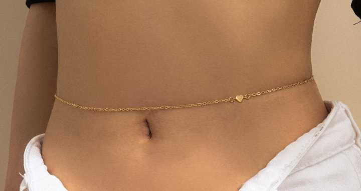 Fashion Belly Chain for Women Simple Design Body Jewelry