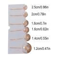 6PCS Creative Korean Bubble Hairpins For Woman Transparent Soap Bubble Hair Clips Pretty Alloy Spring Clips Hair Decoration. 