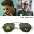new fashion ao logo glass lens sunglasses women men 2022 luxury brand designer foreign trade Aviation square oculos de sol uv400. 