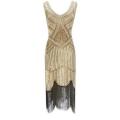 2020 Newest Women's 1920s Vintage Sequin Full Fringed Deco Inspired Flapper Dress Roaring 20s Great Gatsby Dress Vestidos. 