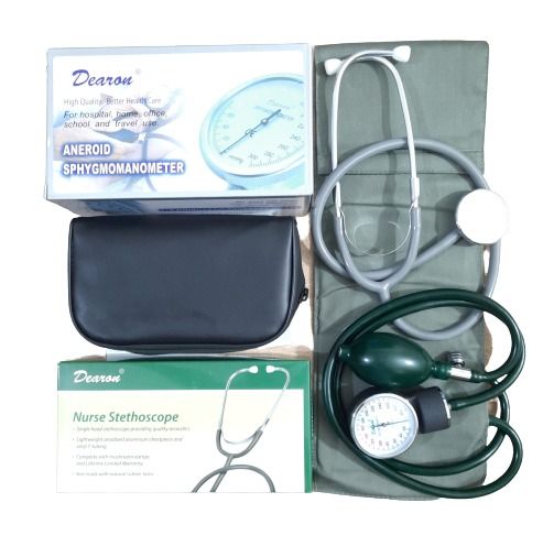 Dearon%20Blood%20Pressure%20Monitor%20Sphygmomanometer%20Analog%20Aneroid%20BP%20Machine%20Set%20With%20Stethoscope%20-%20Image%205