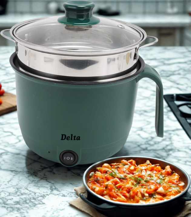 Delta brand electric cooking pot (Model DR-0030) is a compact, 18cm ...
