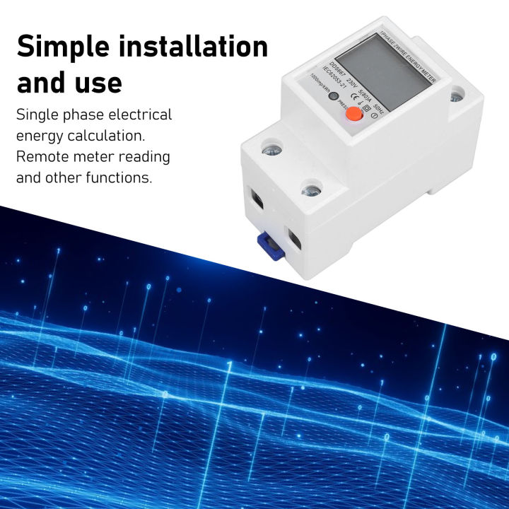 Power%20Meter%201%20Phase%20LCD%20Display%20Energy%20Monitor%20200-250V%20For%20Electrical%20ECO%20-%20Image%202