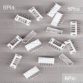 5Pcs-Female Housing JST XH Male Header 6 Pin 2.54mm Pitch Male Connector For Electronics Projects P.C.B Mount Circuit Breadboard Friendly DIY.