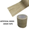 【NEW】 2.2 Inch X 15Ft Realistic Wood Grain Repair Adhensive Duct Tape Furniture Renovation Skirting Line Floor Sticker Waterproof.