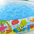 Kids Baby Children Inflatable Swimming Pool Bath Tub Portable Outdoor Summer Water Fun Play Toy (6 Feet / 5 Feet). 