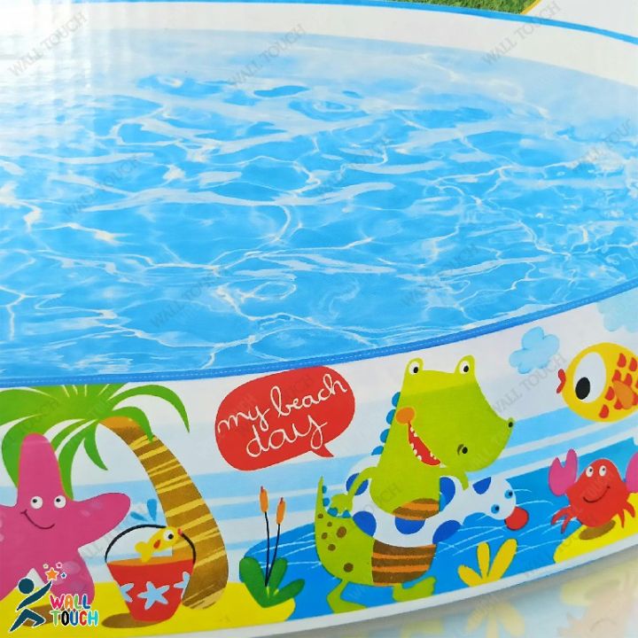 Premium Kids Baby Children Inflatable Swimming Pool Bath Tub Portable  Outdoor Summer Water Fun Play Toy (6 Feet Feet)
