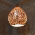 Bamboo Made Ceiling Hanging Lampshade.