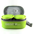 Milton Executive Lunch Box Soft Insulated Tiffin Box (2 SS Container,1 Microwave Safe Container). 