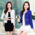 Spring and Autumn New Korean Style Slim-Fit Short Coat Waistcoat Short Small Suit Women's Jacket All-Matching Shawl. 
