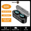 MOCHO G35/G35B Headset Bluetooth Earphone TWS Wireless LED Earbud headphone Subwoofer. 