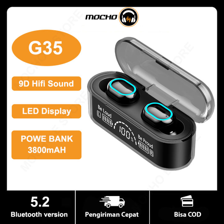MOCHO%20G35/G35B%20Headset%20Bluetooth%20Earphone%20TWS%20Wireless%20LED%20Earbud%20headphone%20Subwoofer%20-%20Image%203