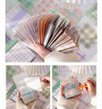 Panda Online 200 Sheets Grid Drive to Series Striped Memo Pad Self-adhesive Checkered Sticky Notes Album Diary Journal Decorative Scrapbooking. 