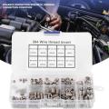 150Pcs M3 M4 M5 M6 M8 Stainless Steel Heli Coil Thread Repair Insert. 