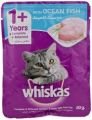 Whiskas Cat Food Ocean Fish Flavor (Thailand)- 80Gm. 