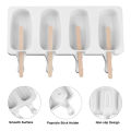 1 Pcs Silicone Popsicle Molds Baking Mini Homemade Ice Cream Bar Cakesicle Mold.
