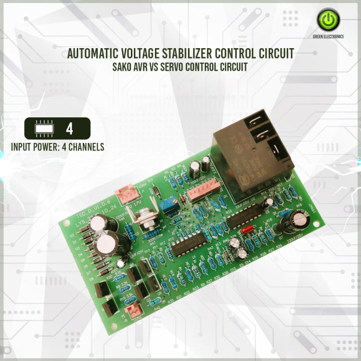 Automatic Voltage Stabilizer Control Circuit SAKO AVR Vs Servo Control Circuit